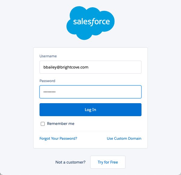 Salesforce login