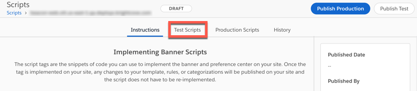 test scripts