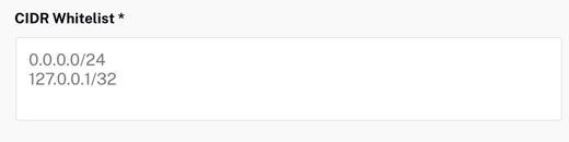 CIDRホワイトリスト